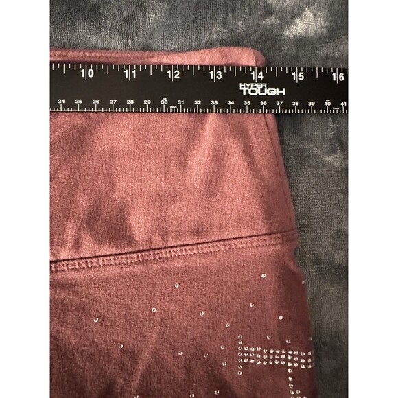 PINK Victoria Secret Large Mauve Matching Set Zip Up Hoodie And Bike Yoga Shorts - Picture 10 of 15